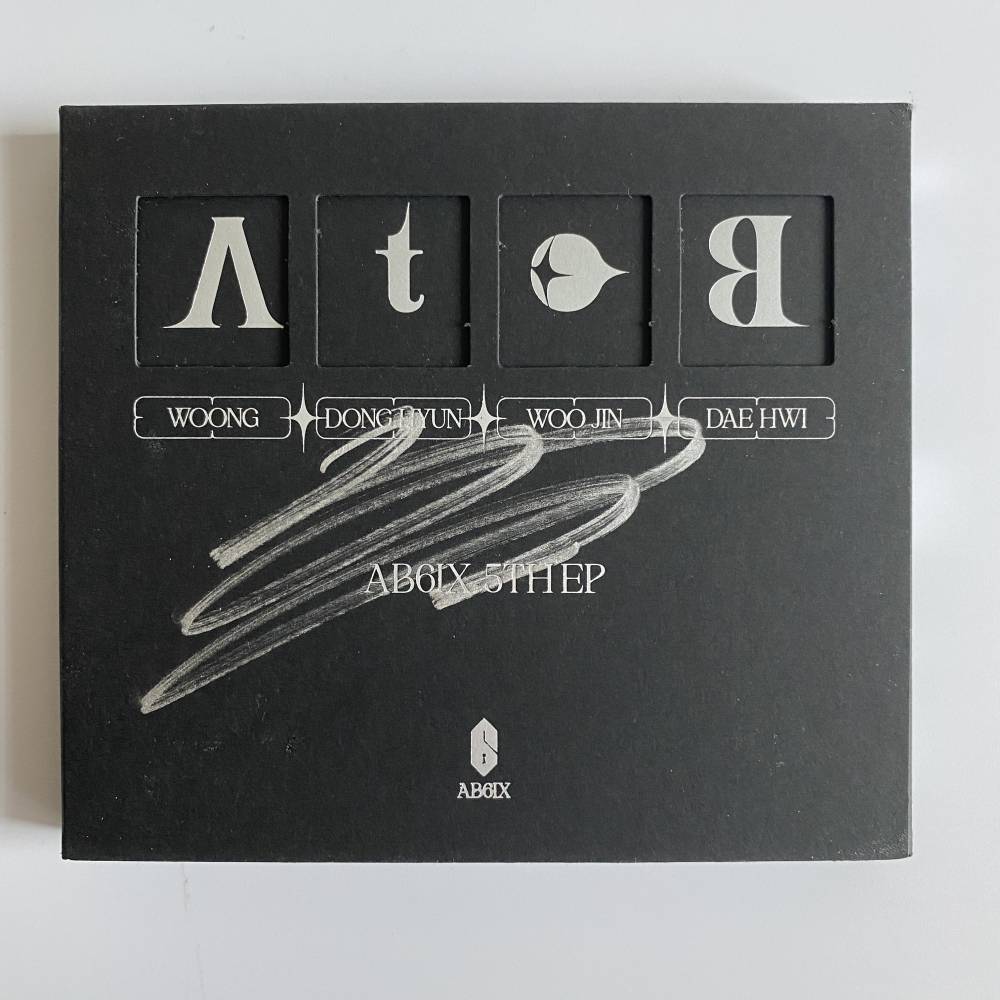 新品未開封 &TEAM ウィジュ EJ DICON A B セット AB6IX DAEHWI SIGNED 5TH EP 'A TO B' US EDITION - VERSION A